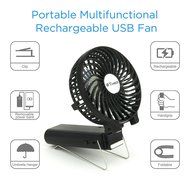 Tiveco Handheld USB Rechargeable Fan - V2 Black N20