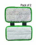 ESC Replacement Pads (2pc pack) for Shark Sonic Duo Wood &amp; Hard Floor Microfiber Clean Screen/Glasses Cloth