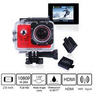 Sport Camera, Canany Wifi Action Camera 1080P HD 12MP 2.0Inch Bundle With 2 Batteries and FREE Accessories Kits... N41