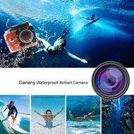 Sport Camera, Canany Wifi Action Camera 1080P HD 12MP 2.0Inch Bundle With 2 Batteries and FREE Accessories Kits... N43