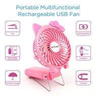 Tiveco Handheld USB Rechargeable Fan - V2 Black N30