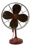 Renaissance 2000 Decorative Antique Electric Fan, 13-Inch by 7.3-Inch by 20-Inch