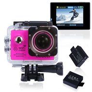 Sport Camera, Canany Wifi Action Camera 1080P HD 12MP 2.0Inch Bundle With 2 Batteries and FREE Accessories Kits... N49