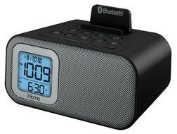 iHome iBT22WS Bluetooth Bedside Dual Alarm Clock with USB Charging and Line-In (White) N2