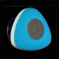 Kekexili Speaker Portable Bluetooth Wireless Silicone IPX4 Waterproof Speaker Bathroom with Suction Cup Red N9
