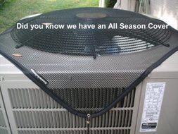 PremierAcCovers - Leaf Guard Summer Open Mesh Air Conditioner Cover - Keeps Out Leaves, Cottonwood and Debris... N3