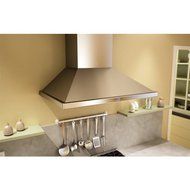 Zephyr ZVEE42CS Pyramid Wall Hood, Stainless Steel N3
