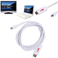 HDE DP to HDMI Mini DisplayPort (Thunderbolt Port Compatible) HDTV Apple Macbook or PC to HDMI Digital TV Monitor...