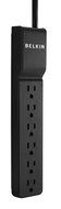 Belkin 6-Outlet Power Strip Surge Protector with 6-Foot Power Cord, 600 Joules (BSE600-06BLK-WM) N3