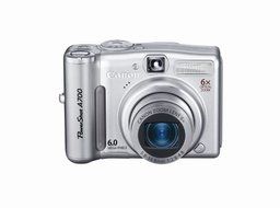 Canon PowerShot A700 6MP Digital Camera with 6x Optical Zoom N3