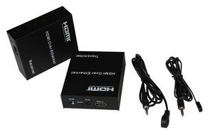 E-SDS HDMI Extender over Ethernet Single Cat5e Cat6 Cable Up to 395ft(120m) with IR, Support 1080p ,HDMI 1.3,...