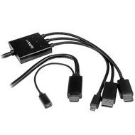 StarTech.com DPMDPHD2HD 6&#039; HDMI, DisplayPort or Mini DisplayPort to HDMI Converter Cable N3