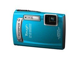 OLYMPUS TG-320 TOUGH DIGITAL CAMERA BLUE - International Version (No Warranty) N5