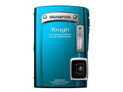 OLYMPUS TG-320 TOUGH DIGITAL CAMERA BLUE - International Version (No Warranty) N6