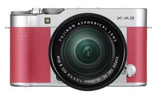 Fujifilm X-A3 Mirrorless Camera XC16-50mm F3.5-5.6 II Lens Kit - Pink N12