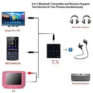 AGPtek 2-In-1 Bluetooth Transmitter and Receiver Wireless Stereo Audio Adapter With Touch Screen 3.5mm Stereo... N2