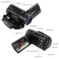MARVUE 307 Mini Portable Camcorder FHD 1080p Max 24.0 MP 3.0" Screen Support External Fisheye Teleconvertor Wide... N4