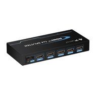 Portta PET0104 HDMI Splitter 4 Port 1x4 v1.3 support Full HD 3D 1080p Deep Color HD Audio Real HDMI