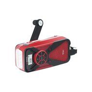 American Red Cross FRX2 Hand Turbine AM/FM Weather Radio with Smartphone Charger - Red (ARCFRX2WXR) N11