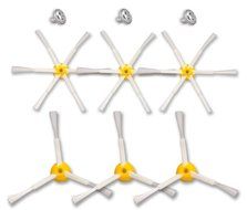 I-clean Replacement Robot Vacuum Cleaner Parts 5Pcs Side Brushes 6-arms &amp; 5Pcs Side Brushes 3-arms for iRobot...