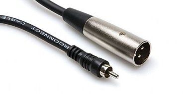 Hosa XRM-105 RCA to XLR3M Unbalanced Interconnect Cable, 5 feet N2