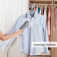 KAZOO 2700 ml Household Use Wrinkle Remover Clothes Fabric Garment Steamer Portable with Stand Gray N2
