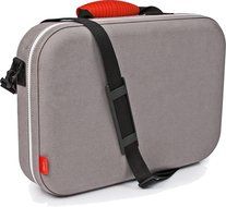 Crosley CR8016A-GY Messenger Portable Battery Powered 3-Speed Turntable, Gray