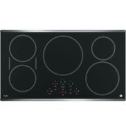 GE Profile PHP9036SJSS 36" Built-in Induction Cooktop with 5 Elements Digital Touch Controls Keep-Warm Setting... N9