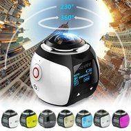 Cshine 360 Degree Mini WiFi Panoramic Video Camera 2448P 30fps 16MP Photo 3D Sports DV VR Video And Image ABS(... N6
