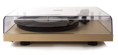 Crosley C10A-NA Hardwood Turntable with Low Vibration Synchronous Motor, Natural N3