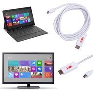 HDE DP to HDMI Mini DisplayPort (Thunderbolt Port Compatible) HDTV Apple Macbook or PC to HDMI Digital TV Monitor... N2