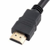 SYS HDMI 1 Male To Dual HDMI 2 Female Y Splitter Cable Adapter HD LED LCD TV