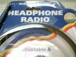 Electro Brand, Inc. Electro Brand Headphone Radio Model 224 Blister Package Adjustable &amp; Foldable, Flexible Antenna... N2
