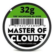 Nichrome 80 - 100 ft 32 Gauge AWG Resistance Wire 0.20mm 32g 100' N2