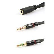 KingTop Headset Splitter Cable 3.5mm Female to 2 Male for PC Computer and Old Version Laptop