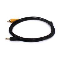 Yeworth&reg; 3.5mm 1/8 inch Mono Male Plug to RCA Male Jack Audio Cable Cord Gold Plated 1.8m (6Ft)