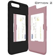 iPhone 7 Plus Case, SKINU [EUREKA] [Metal Slate] [Shockproof] [Dual Layer] [Card Slot] [Drop Protection] [Wallet... N8