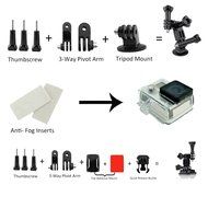 YFY 14-In-1 Basic Outdoor Sports Accessories Kit for GoPro Hero Cameras N2