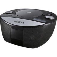 Insignia Portable CD / MP3 / USB Player Lightning iPhone / iPod Boombox Stereo Speaker Dock with FM Radio (Black...