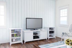 Nexera Tuxedo Stereo Cabinet 201006, Black