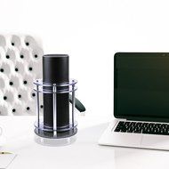 Stable Mount Stand for Amazon Echo Speaker - Protective Accessories (Clear Black) N6