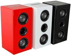 Steepletone Studio - Bluetooth Studio Speaker System - Red