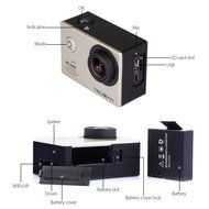 TEC.BEAN EX5000 2.0inch 14MP WIFI Waterproof Action Camera Kit with Accessories (17 Items) - White N14