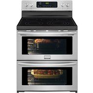 Frigidaire Gallery Smooth Surface 5-Element Double Oven Single-Fan European Element Electric Range N4