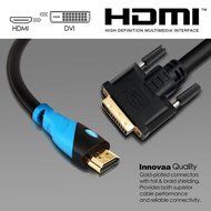 HDMI to DVI Cable, INNOVAA High-Speed HDMI to DVI Adapter Cable - 10 Feet N2