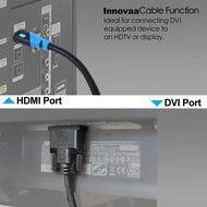 HDMI to DVI Cable, INNOVAA High-Speed HDMI to DVI Adapter Cable - 10 Feet N4
