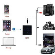 AGPtek 2-In-1 Bluetooth Transmitter and Receiver Wireless Stereo Audio Adapter With Touch Screen 3.5mm Stereo... N5