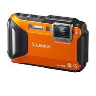 Panasonic Lumix DMC-FT5 Tough Shock &amp; Waterproof Wi-Fi GPS Digital Camera (Orange) N2