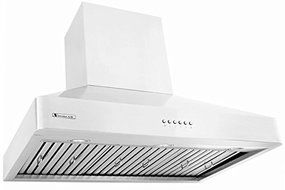 XtremeAir DL08-W42 USA Deluxe Series Wall Mount Range Hood with 900 CFM Baffle Filters/Grease Drain Tunnel, 42" N2