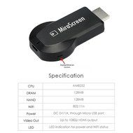 Ximoon Wifi Display Dongle AirPlay DLNA TV Stick, 1080P HDMI AV Adapter Connect iPhone 6 6s plus SE/ Samsung Galaxy...